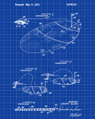 Golf Practice Patent Print Golfing Gift Golfer Poster