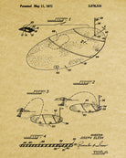 Golf Practice Patent Print Golfing Gift Golfer Poster