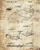 Golf Practice Patent Print Golfing Gift Golfer Poster