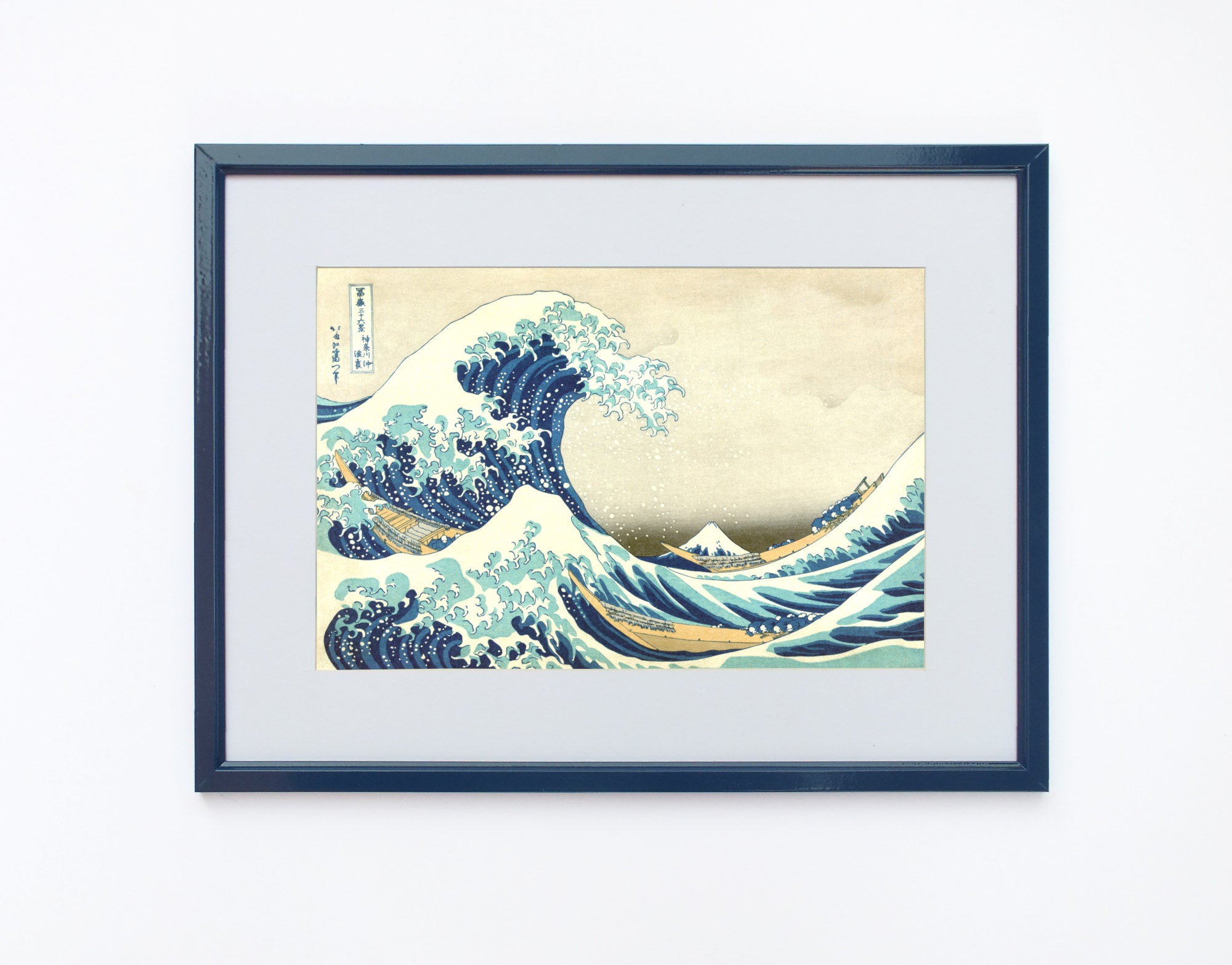 36 Views of Mount Fuji, Great Wave off Kanagawa, Katsushika Hokusai, Japanese Print