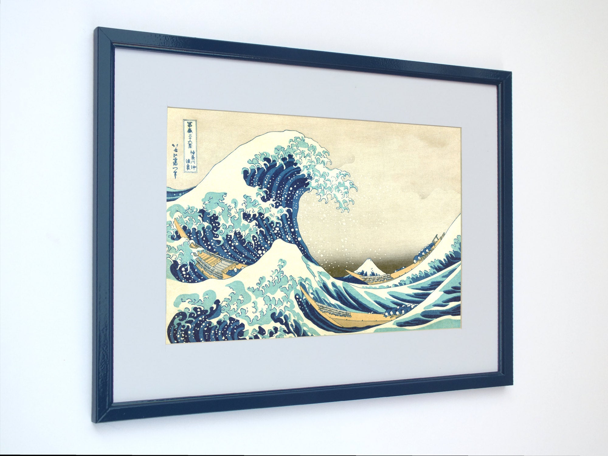 36 Views of Mount Fuji, Great Wave off Kanagawa, Katsushika Hokusai, Japanese Print