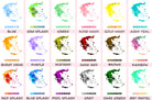 Greece Map Print Outline Wall Map of Greece