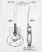 Musical Instrument Patent Print