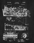 Rock Plant Grizzly Bars Patent Print Gold Rush Mining Poster