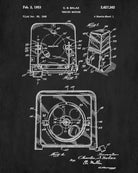 Vending Machine Blueprint Man Cave Poster Gumball Patent Print - OnTrendAndFab