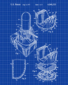 Gun Mount Patent Print Gun Turret Blueprint Navy Poster