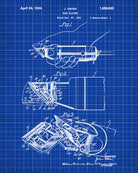 Barbershop Patent Print Hair Clippers Wall Art Poster - OnTrendAndFab