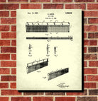 Hair Comb Patent Print Hairdressing Wall Art Barber Poster