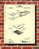 Hair Straighteners Patent Print Salon Poster Hairdressing Blueprint - OnTrendAndFab