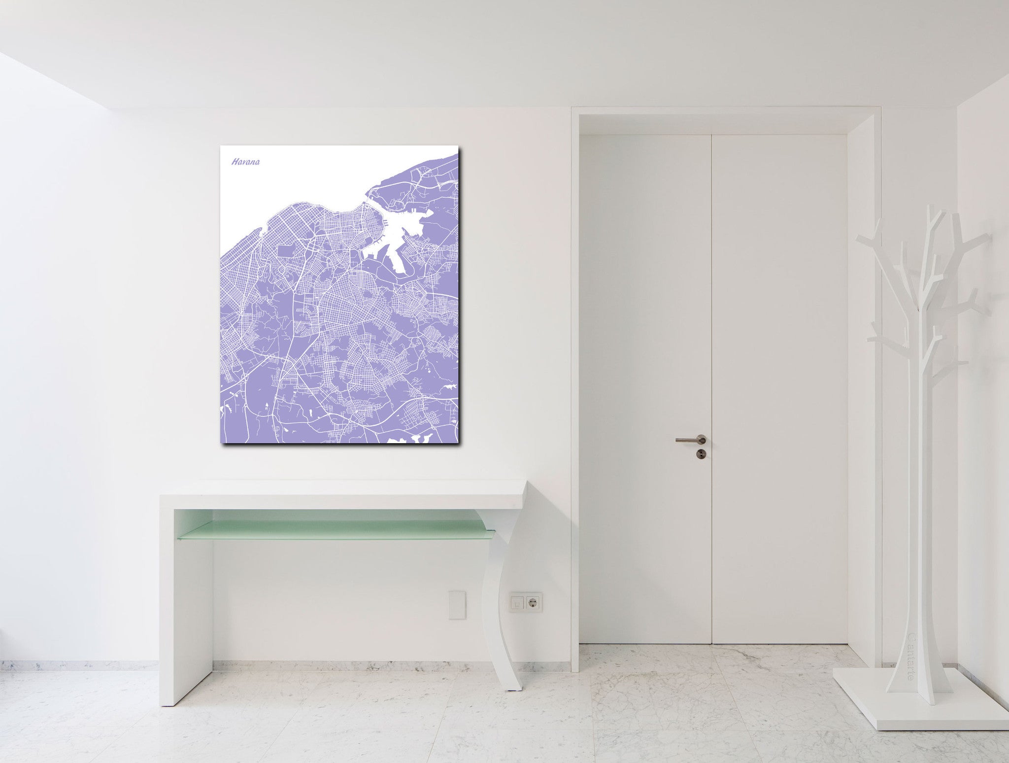 Havana City Street Map Print Custom Wall Map - OnTrendAndFab