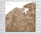 Havana, Cuba City Street Map Print Custom Wall Map