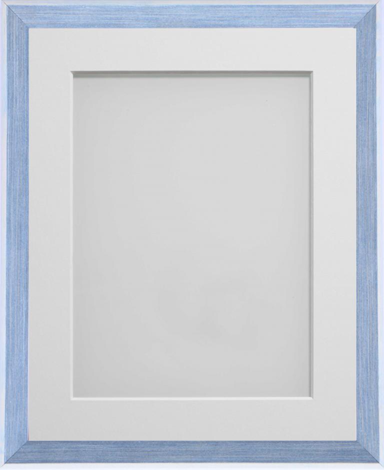 Two-tone Painted Wooden Frames For Prints, Blue - Landscape and Portrait Formats