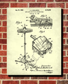 Hi Hat Cymbal Patent Print Musical Instrument Poster Music Wall Art - OnTrendAndFab