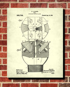 Hughes Drill Patent Print Oil Drilling Blueprint Engineering Poster - OnTrendAndFab