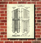 Hockey Leg Guard Patent Print Sports Wall Art