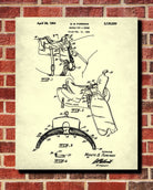 Saddle Patent Print Horse Poster Equestrian Blueprint - OnTrendAndFab