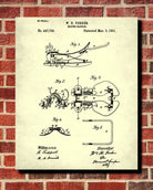 Saddle Blueprint Horse Riding Poster Equestrian Patent Print - OnTrendAndFab