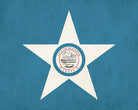 Houston Texas City Flag Print
