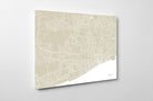Hull, England City Street Map Print Feature Wall Art Poster