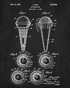 Ice Cream Cones Patent Print Kitchen Wall Art Blueprint Cafe Poster - OnTrendAndFab