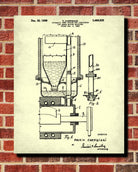 Ice Cream Making Patent Print Kitchen Wall Art Blueprint Cafe Poster - OnTrendAndFab