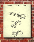 Ice Cream Scoop Patent Print Kitchen Wall Art Blueprint Cafe Poster - OnTrendAndFab