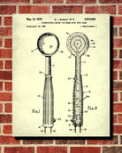 Ice Cream Scoop Patent Print Cafe Poster Kitchen Wall Art Blueprint - OnTrendAndFab