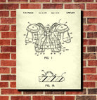 Ice Hockey Poster Pads Patent Print Sports Blueprint