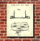 Ice Hockey Poster Ice Rink Fence Patent Print Sports Blueprint