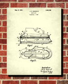 Ice Skate Patent Print Skating Blueprint Winter Sports Poster - OnTrendAndFab