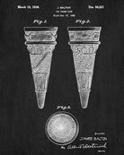 Ice Cream Cone Patent Print Kitchen Wall Art Blueprint Cafe Poster - OnTrendAndFab