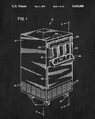 Ice Cream Maker Patent Print Cafe Poster Kitchen Wall Art Blueprint - OnTrendAndFab