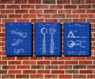 Ice Cream Scoop Patent Prints Set 3 Cafe Posters - OnTrendAndFab