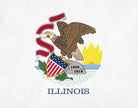 Illinois State Flag Print