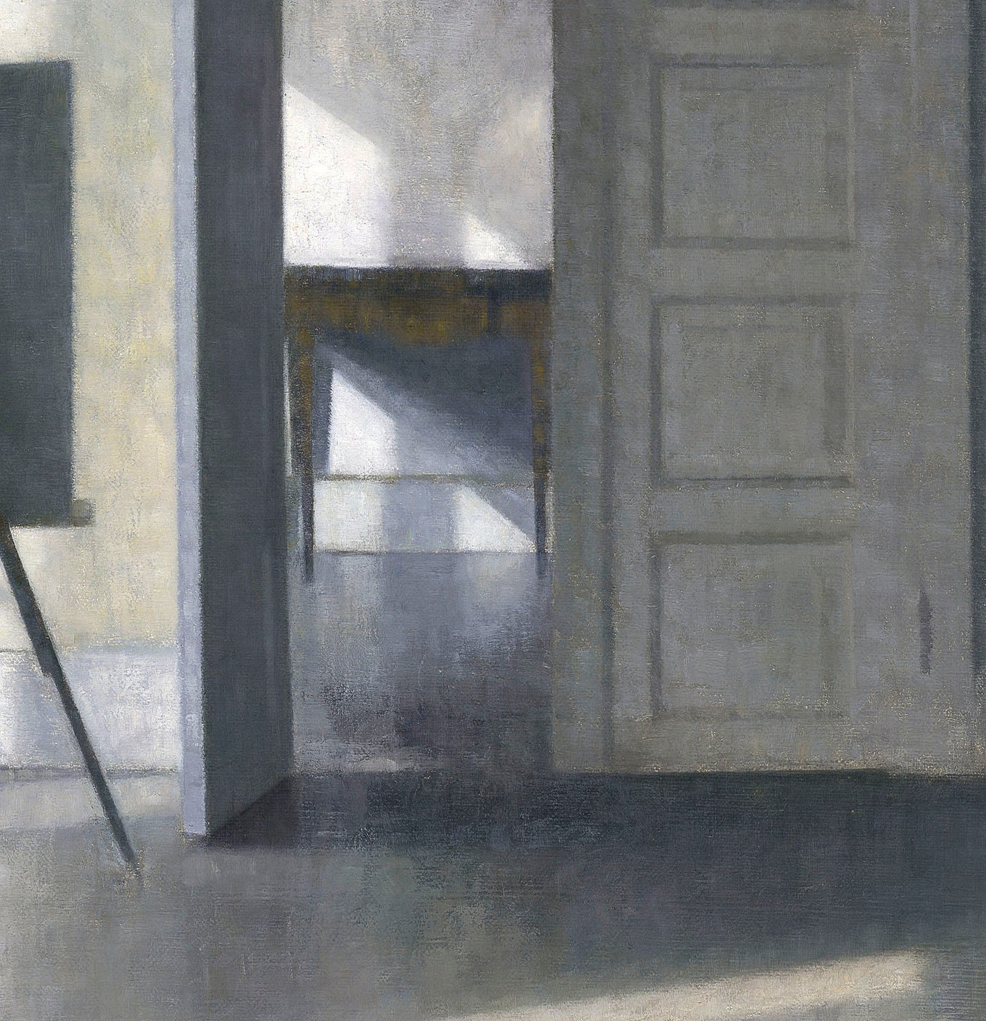 Wilhelm Hammershoi Fine Art Print, Interior With Easel