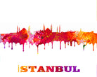Istanbul City Skyline Print Wall Art Poster Turkey - OnTrendAndFab