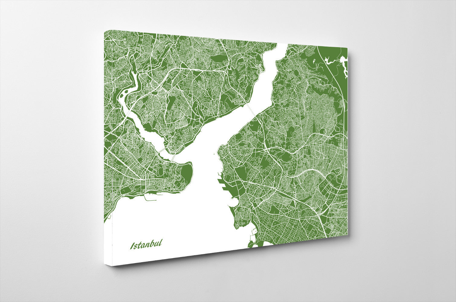 Istanbul City Street Map Print Modern Art Poster Home Decor - OnTrendAndFab