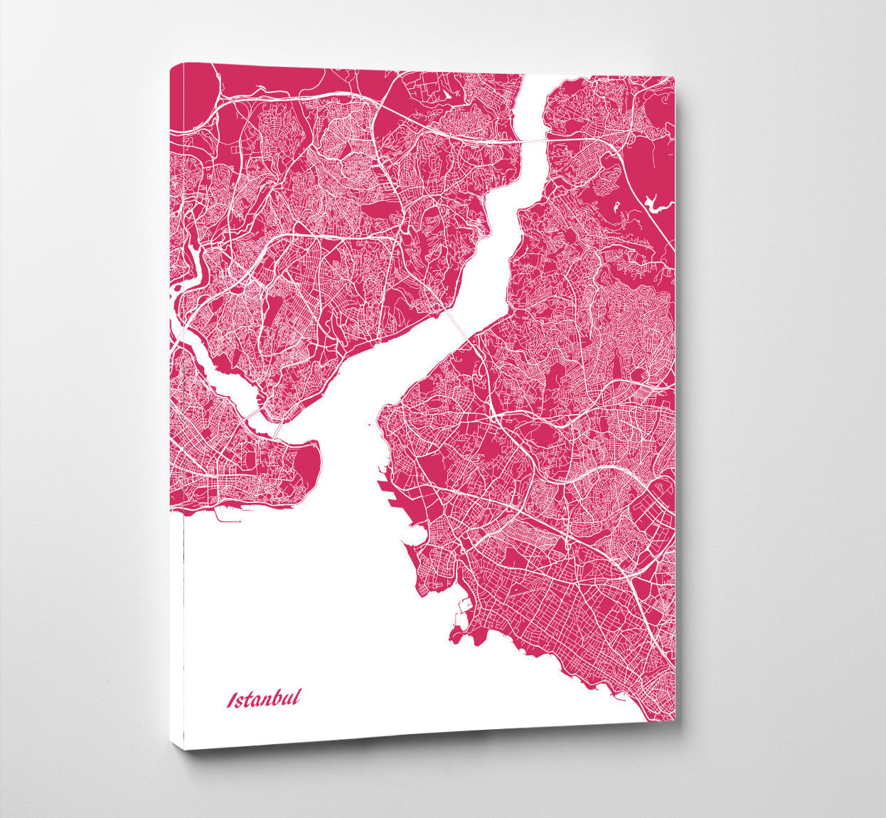 Istanbul City Street Map Print Modern Art Poster Home Decor - OnTrendAndFab