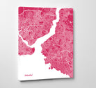 Istanbul City Street Map Print Modern Art Poster Home Decor - OnTrendAndFab