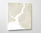 Istanbul City Street Map Print Modern Art Poster Home Decor - OnTrendAndFab