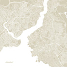 Istanbul City Street Map Print Modern Art Poster Home Decor - OnTrendAndFab