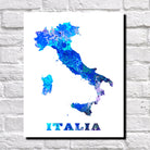 Italy Map Print Outline Wall Map of Italy