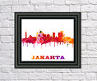 Jakarta City Skyline Print Wall Art Poster Indonesia - OnTrendAndFab
