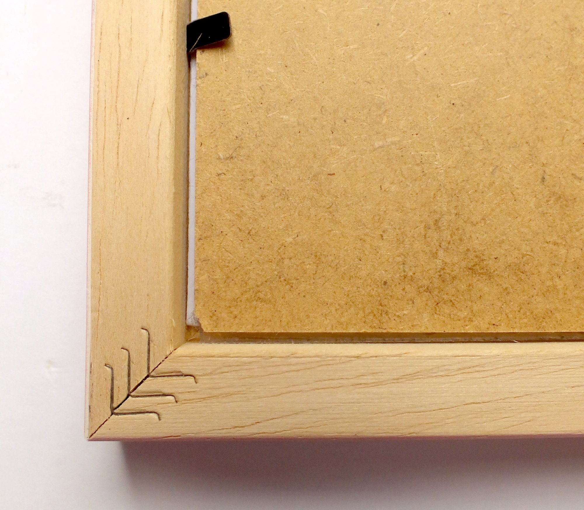 wooden frame reverse side