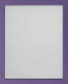 purple painted wooden frame