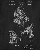 Jet Pack Blueprint Jetpack Patent Print Flying Wall Art Poster - OnTrendAndFab