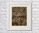Johannesburg City Street Map Print Feature Wall Art Poster
