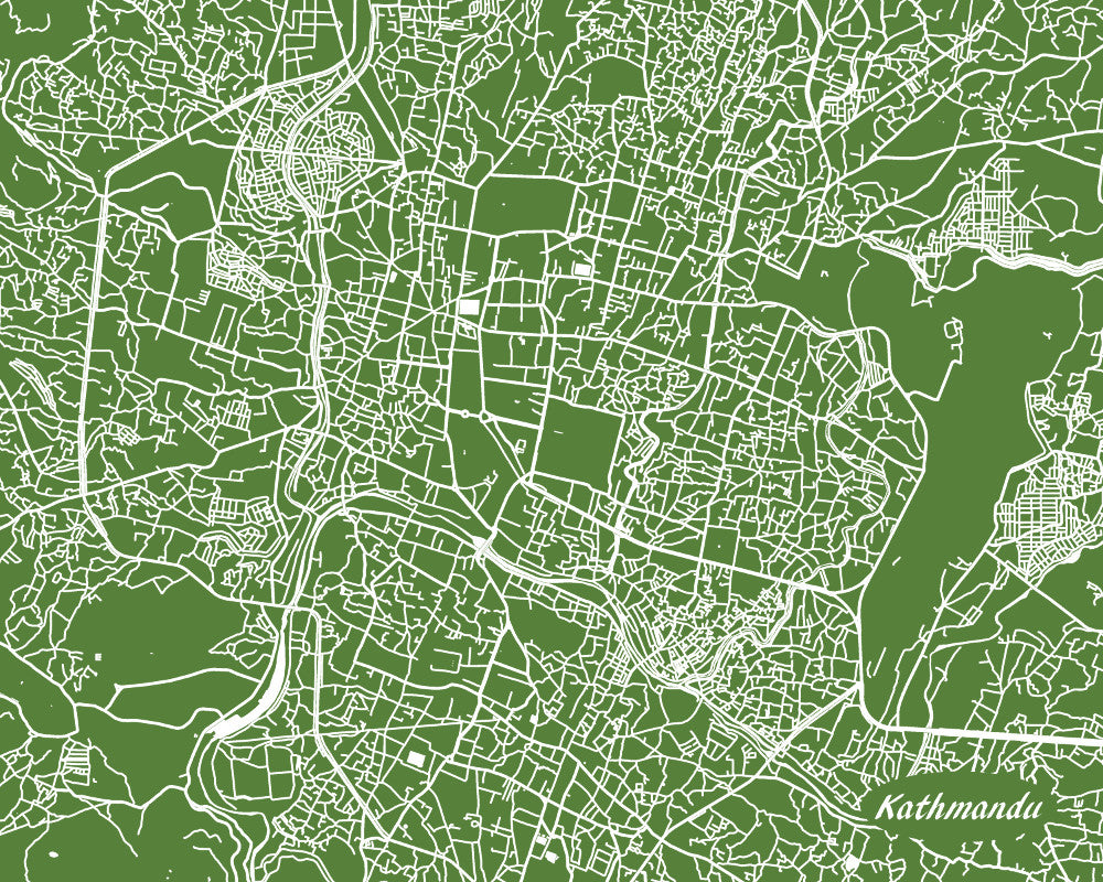 Macau City Street Map Print Modern Art Poster Home Decor
