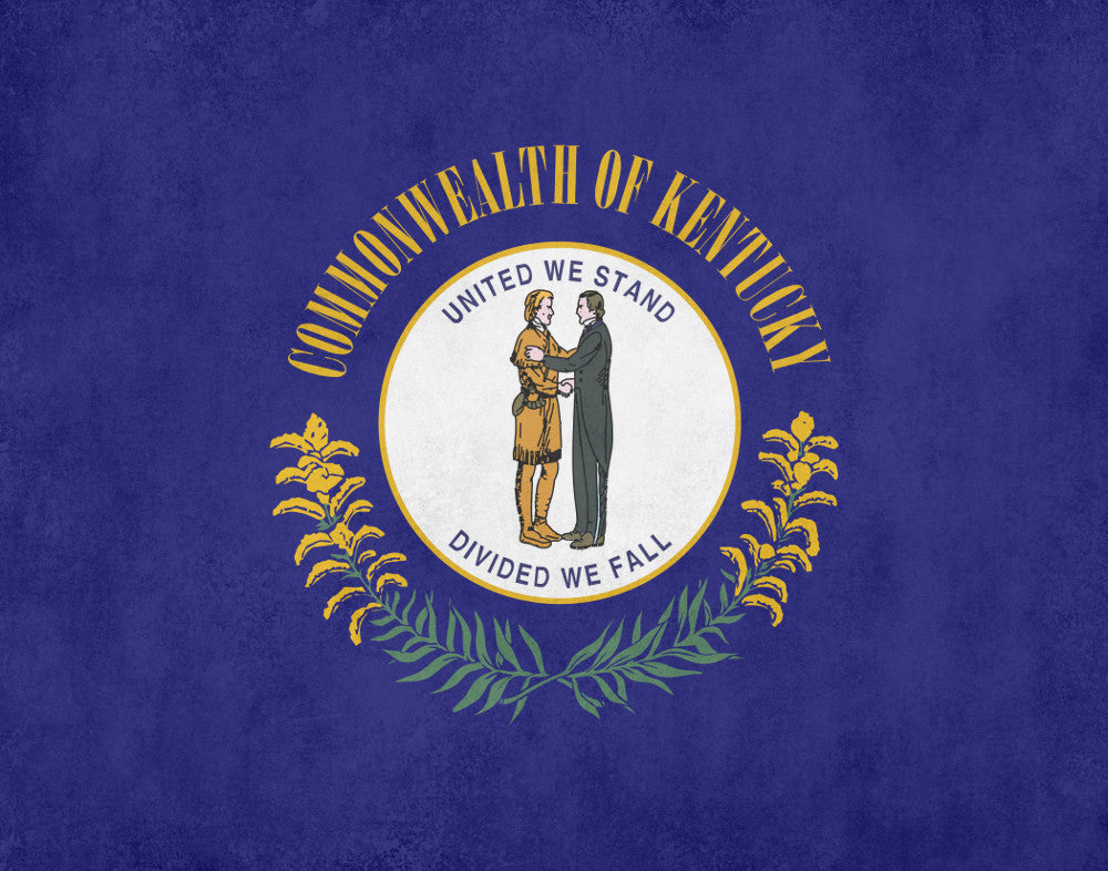 Kentucky State Flag Print