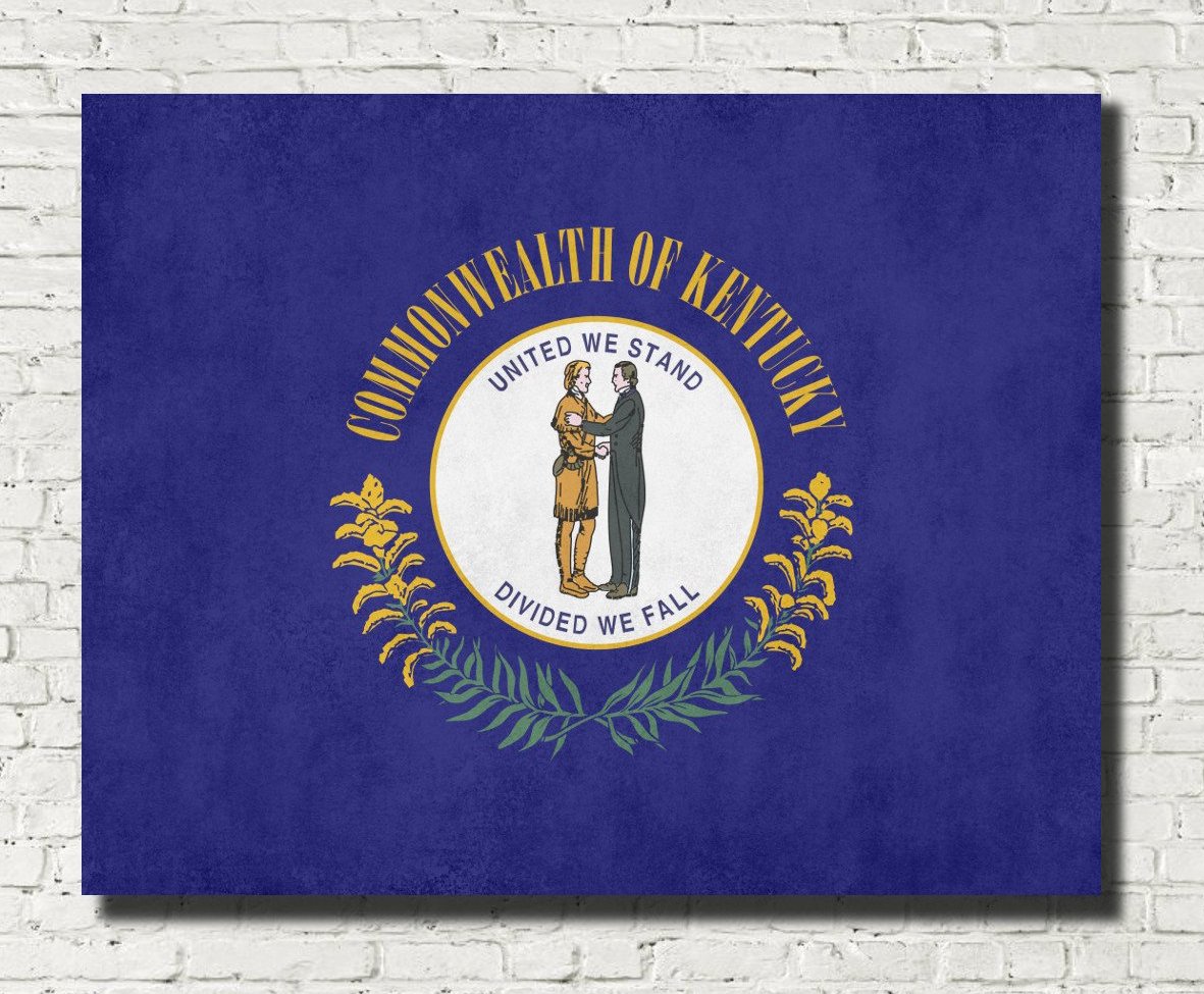 Kentucky State Flag Print